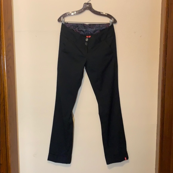 Esprit navy cuffed pants, 6R - Picture 1 of 6